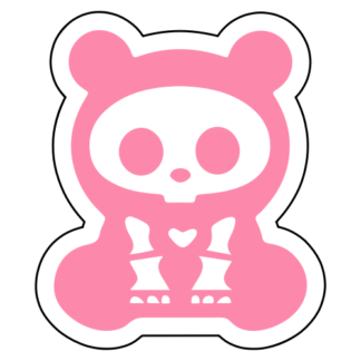 X-Ray Panda Sticker (Pink)